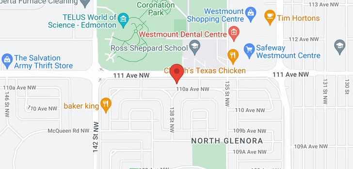 map of 13554 110A AV NW NW